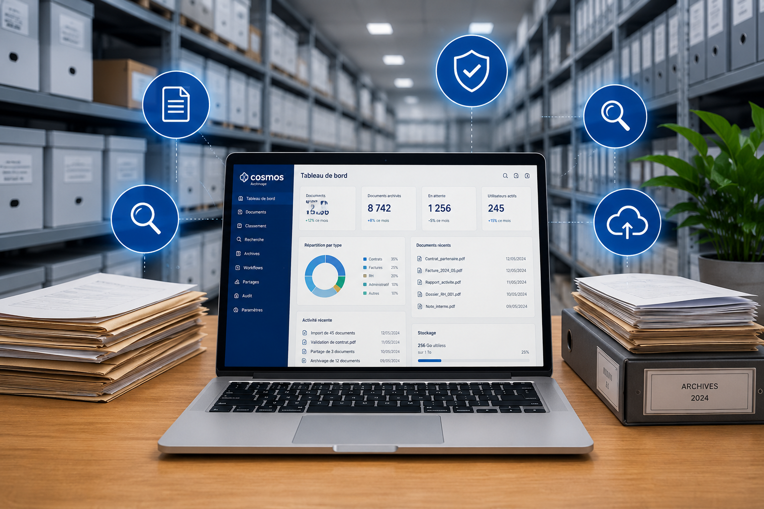 Solutions d'archivage COSMOS